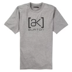 T-Shirt Technique Homme Burton [AK] Midweight Active Tee Monument Heather