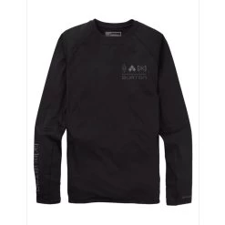 First Layer Burton [ak] Helium Power Grid Crewneck True Black