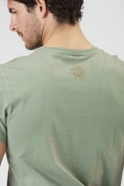 T-Shirt Picture Algy Green Spray -Magasin De Snowboard Professionnel Algy Tee Green Spray Picture Organic Clothing 3 1