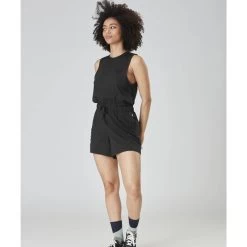 Robe Picture Alinna Black -Magasin De Snowboard Professionnel Alinna Romper Black Picture Organic Clothing 2 1
