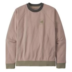 Sweat Patagonia Alpine Icon Regenerative Organic Certified Cotton Crew Stingray Mauve