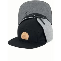 Casquette Picture Ario Earflap Black Wool