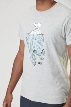 T-Shirt Picture Arriga Grey Melange -Magasin De Snowboard Professionnel Arriga Tee Grey Melange Picture Organic Clothing 2 1