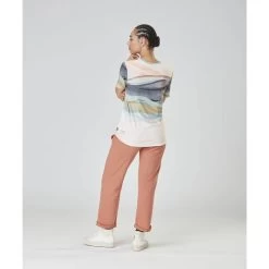 T-Shirt Picture Aulden Mirage Print -Magasin De Snowboard Professionnel Aulden Women Tee Mirage Print Picture Organic Clothing 3 1