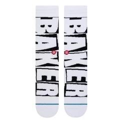 Chaussettes Stance Baker White 5 Chaussettes Stance Baker White -Magasin De Snowboard Professionnel Baker White Stance 1