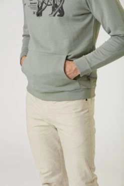 Sweat Picture D&S Bear Branch Green Spray -Magasin De Snowboard Professionnel Bear Branch Hoodie Green Spray Picture Organic Clothing 3 1