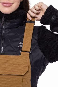 Pantalon Snow 686 Black Magic Insulated Bib Breen Geo Jacquard -Magasin De Snowboard Professionnel Black Ma W Insulated Bib Breen Geo Jacquard 686 9 1