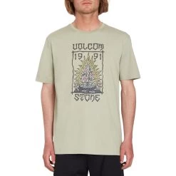 T-Shirt Volcom Caged Stone Seagrass Green