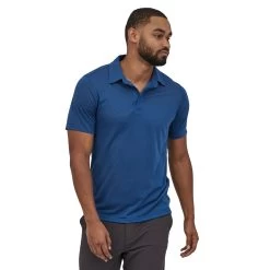 Polo Technique Homme Patagonia Capilene Cool Trail Polo Superior Blue