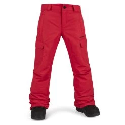 Pantalon Snow Enfant Volcom Cargo Insulated Pant Red