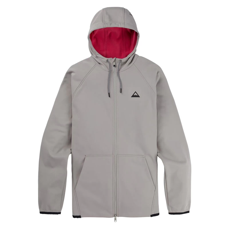 Sweat Homme Burton Crown Weatherproof Bonded Full-Zip Iron Gray 3 Sweat Homme Burton Crown Weatherproof Bonded Full-Zip Iron Gray