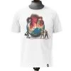 T-Shirt Dirty Velvet Burning Up Vintage White