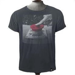 T-shirt Homme Dirty Velvet Do Not Press Charcoal