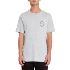 T-Shirt Homme Volcom Dither Ss Tee Heather Grey