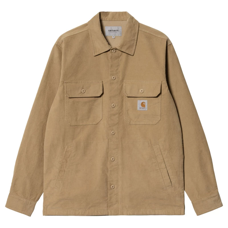 Veste Carhartt WIP Dixon Shirt Dusty Hamilton Brown Rinsed 3 Veste Carhartt WIP Dixon Shirt Dusty Hamilton Brown Rinsed