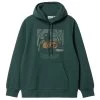 Sweat Carhartt WIP Duck Pond Hooded Sweat Juniper 2 Sweat Carhartt WIP Duck Pond Hooded Sweat Juniper -Magasin De Snowboard Professionnel Duckpond Hooded Sweat Juniper Carhartt WIP 2