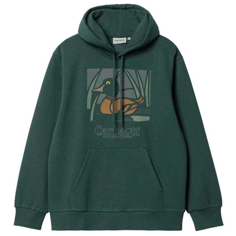 Sweat Carhartt WIP Duck Pond Hooded Sweat Juniper 3 Sweat Carhartt WIP Duck Pond Hooded Sweat Juniper