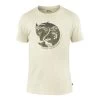Fjällräven Arctic Fox Tee Chalk White 1 Fjällräven Arctic Fox Tee Chalk White -Magasin De Snowboard Professionnel Fjallraven Arctic Fox Tee Chalk White