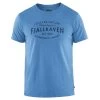 T-Shirt Homme Fjällräven Est 1960 Tee River Blue
