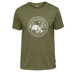 T-Shirt Homme Fjällräven Lägerplats Tee Green