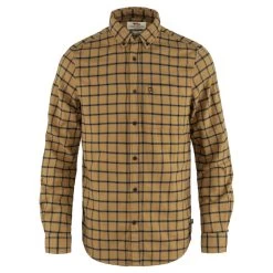 Chemise Fjällräven Övik Flannel Buckwheat Brown / Dark Navy
