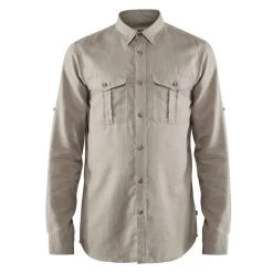 Chemise Homme Fjällräven Ovik Travel Shirt Fog