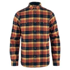 Chemise Fjällräven Singi Heavy Flannel Autumn Leaf / Dark Navy