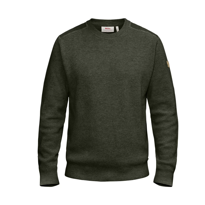 Sweat Homme Fjällräven Sormland Crew Deep Forest 3 Sweat Homme Fjällräven Sormland Crew Deep Forest