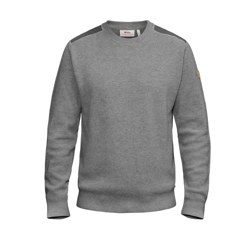 Sweat Homme Fjällräven Sormland Crew Grey 3 Sweat Homme Fjällräven Sormland Crew Grey