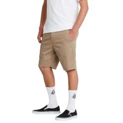 Short Volcom Frickin Modern Stretch 19’’ Khaki -Magasin De Snowboard Professionnel Frickin Modern Stretch 19 Khaki Volcom 2 1