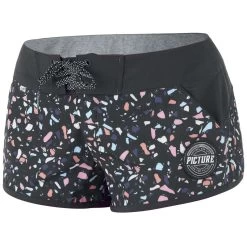 Maillot De Bain Femme Picture Hawaii Boardshort Terrazzo Black
