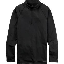 First Layer Homme Burton Heavyweight X 1/4 Zip True Black