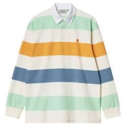 Sweat Carhartt WIP Henwick Rugby Henwick Stripe / Wax