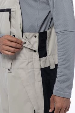 Pantalon Snow 686 Hot Lap Insulated Bib Putty Colorblock -Magasin De Snowboard Professionnel Hot Lap Insulated Bib Putty Colorblock 686 3 1