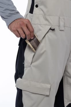 Pantalon Snow 686 Hot Lap Insulated Bib Putty Colorblock -Magasin De Snowboard Professionnel Hot Lap Insulated Bib Putty Colorblock 686 6 1