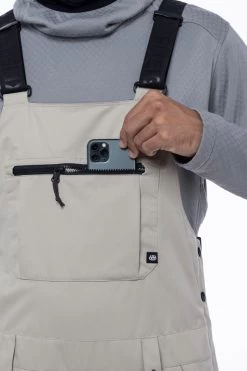 Pantalon Snow 686 Hot Lap Insulated Bib Putty Colorblock -Magasin De Snowboard Professionnel Hot Lap Insulated Bib Putty Colorblock 686 7 1