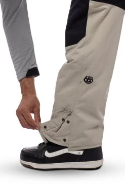 Pantalon Snow 686 Hot Lap Insulated Bib Putty Colorblock -Magasin De Snowboard Professionnel Hot Lap Insulated Bib Putty Colorblock 686 8 1