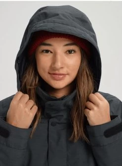 Veste Snow Burton Jet Set 2L Jacket True Black Heather -Magasin De Snowboard Professionnel Jet Set Women Jacket True Black Heather Burton Snowboards 3 1