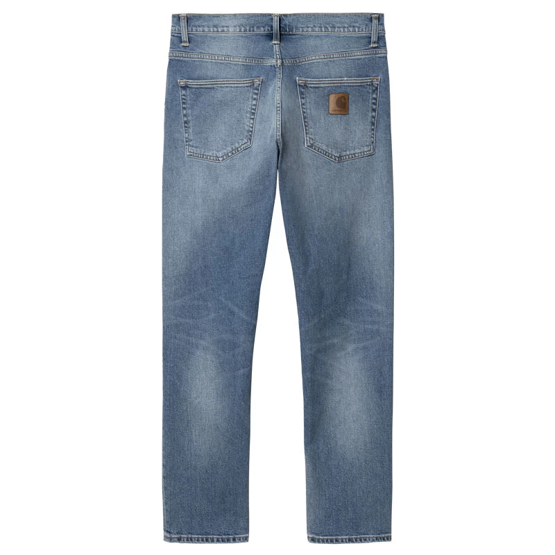 Pantalon Carhartt WIP Klondike Blue Worn Bleach 4 Pantalon Carhartt WIP Klondike Blue Worn Bleach – Image 2