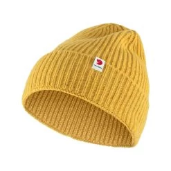 Bonnet Fjällräven Logo Tab Hat Mustard Yellow