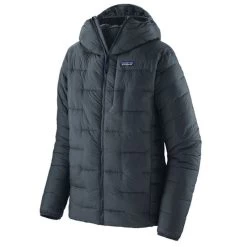 Veste Homme Patagonia Macro Puff Hoody Smolder Blue