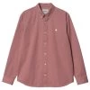 Chemise Carhartt WIP Madison Dahlia / White