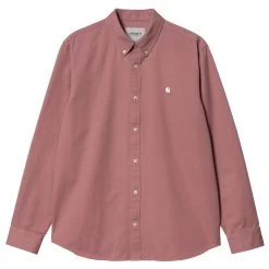 Chemise Carhartt WIP Madison Dahlia / White