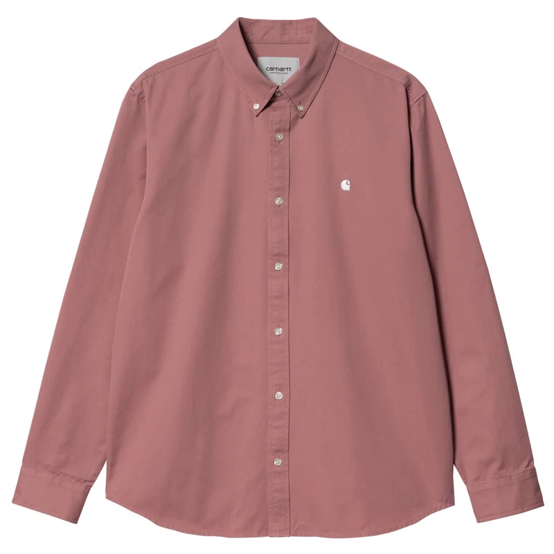 Chemise Carhartt WIP Madison Dahlia / White 3 Chemise Carhartt WIP Madison Dahlia / White