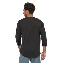 T-Shirt Patagonia Merino 3/4 Sleeve Bike Jersey Black -Magasin De Snowboard Professionnel Merino 3 4 Sleeve Bike Jersey Patagonia 23935 Blk 1 1