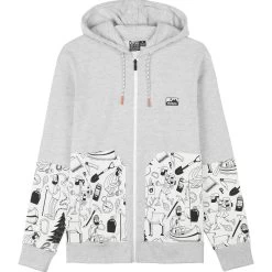 Sweat Picture Moeca Zip Grey Melange