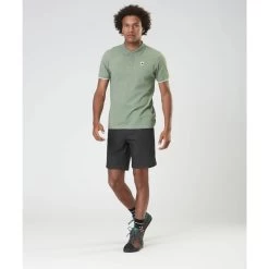 Polo Picture Mouti Green Spray -Magasin De Snowboard Professionnel Mouti Polo Green Spray Picture Organic Clothing 2 1