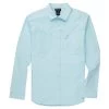 Chemise Homme Burton Multipath Utility Ls Shirt Ice Aqua