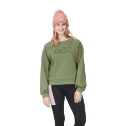 Sweat Femme Picture Octi Women Crew Army Green