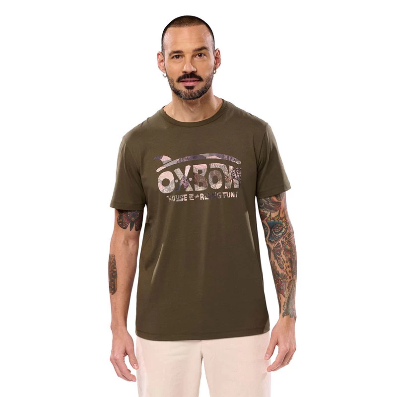 T-Shirt Oxbow Layous Kaki 4 T-Shirt Oxbow Layous Kaki – Image 2